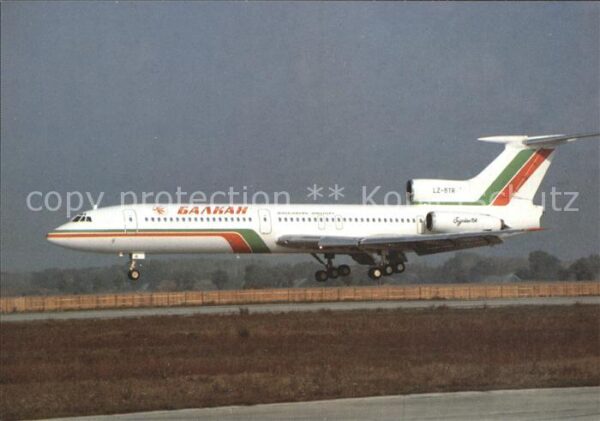 Flugzeuge Zivil Balkan Bulgarian Airlines Tupolev TU-15
