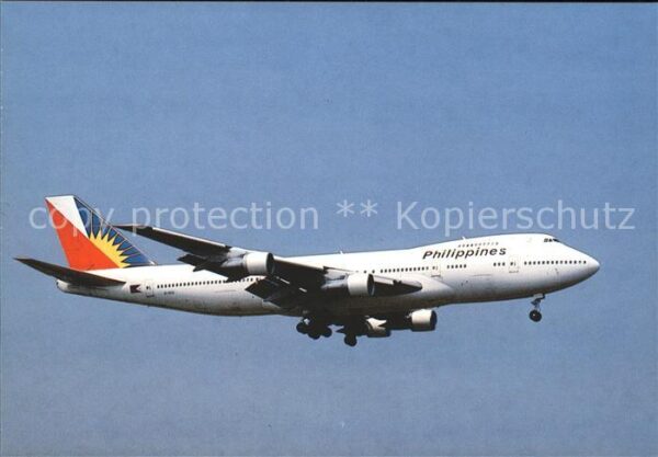 Flugzeuge Zivil Philippines Boeing 747 EI-BZA