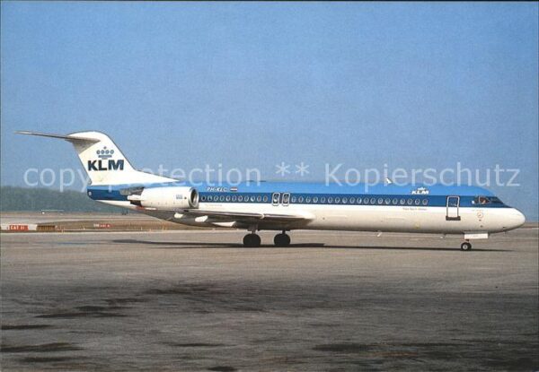 Flugzeuge Zivil KLM fokker 100 PH-KLC