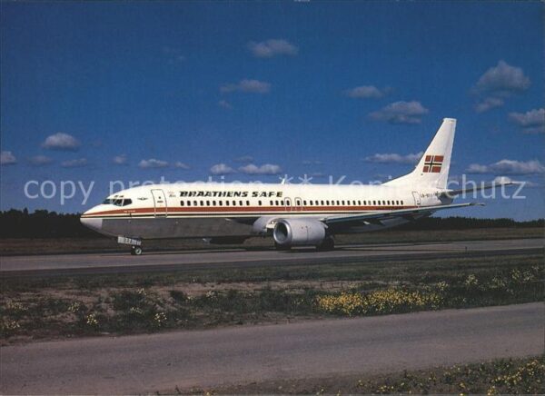 Flugzeuge Zivil Braathens Boeing 737-405 LN-BRA