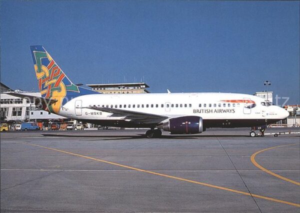 Flugzeuge Zivil British Airways Colum col. Boeing B-737