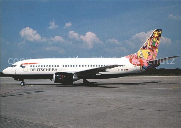 Flugzeuge Zivil Deutsche BA Metropolis col. B-737-3L9 D