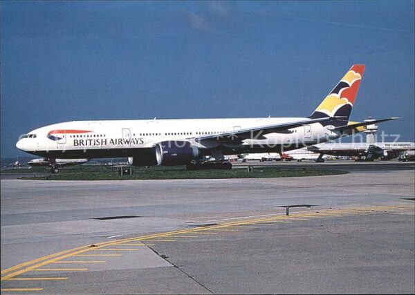 Flugzeuge Zivil British Airways Wings col. B-777-236 G-