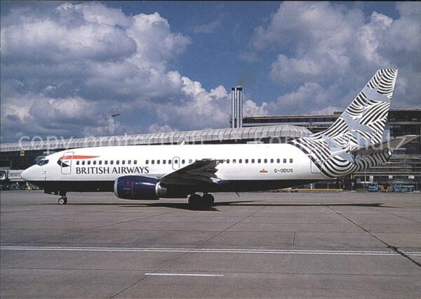 Flugzeuge Zivil British Airways Waves & Cranes col. B-7
