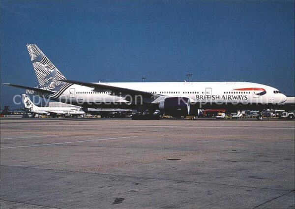 Flugzeuge Zivil British Airways Waves & Cranes col. B-7