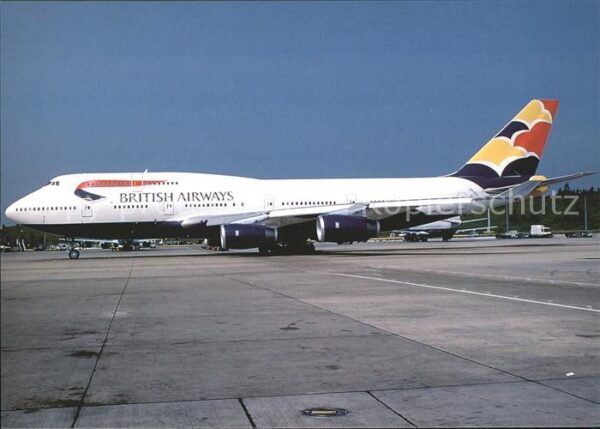 Flugzeuge Zivil British Airways Wings col. B-747-400 G-