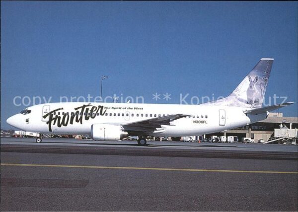 Flugzeuge Zivil Frontier Rabbit col. B-737-36N N306FL c
