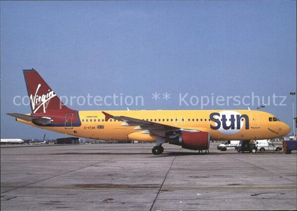 Flugzeuge Zivil Virgin Sun A-320 G-VTAN