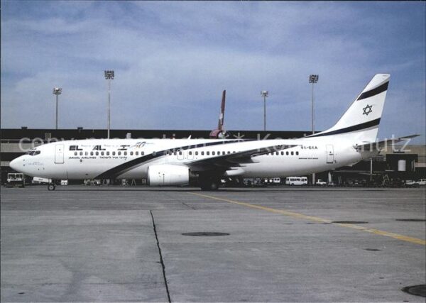 Flugzeuge Zivil EL AL Israeli Airlines Boeing B-737-858