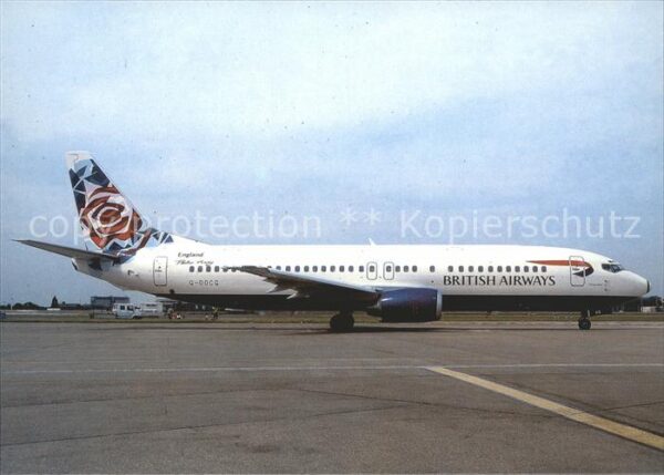 Flugzeuge Zivil British Airways Chelsey rose col. B-737