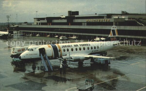 Flugzeuge Zivil Jersey Air Ferries Vickers Viscount G-A