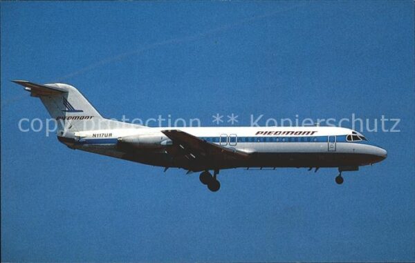 Flugzeuge Zivil Piedmont Airlines Fokker F-28-4000 N117