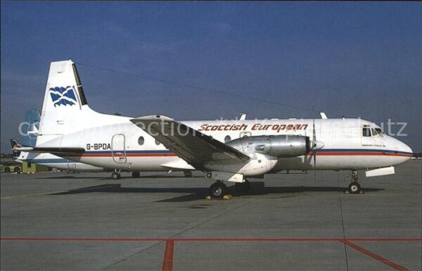 Flugzeuge Zivil Scottish European BAe 748-334 Srs 2A c/