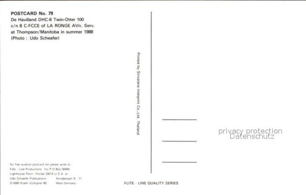 Flugzeuge Zivil La Ronge Aviation Services LTD DeHavill – Bild 2