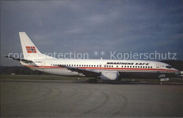 Flugzeuge Zivil Braathens SAFE Boeing 737-405 c/n 24270
