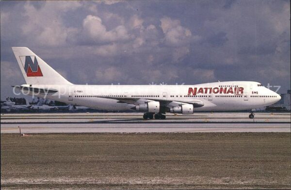 Flugzeuge Zivil Nationair Boeing 747-230B c/n 20493 C-F