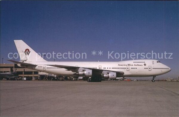 Flugzeuge Zivil America West Airlines Boeing 747-206B c