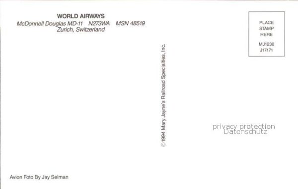 Flugzeuge Zivil World Airways McDonnell Douglas MD-11 N – Bild 2