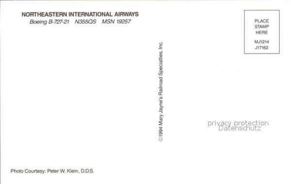Flugzeuge Zivil Northeastern International Airways Boei – Bild 2