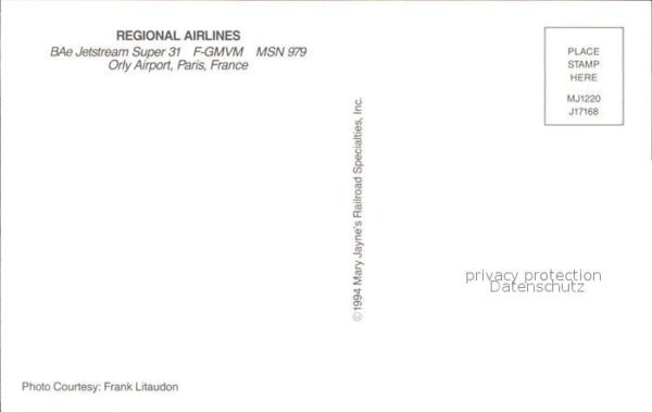 Flugzeuge Zivil Regional Airlines BAe Jetstream Super 3 – Bild 2
