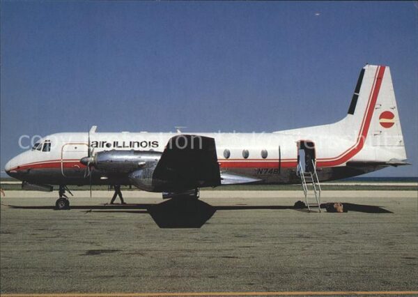 Flugzeuge Zivil Air Illinois HS748-2A N748 c/n 1716