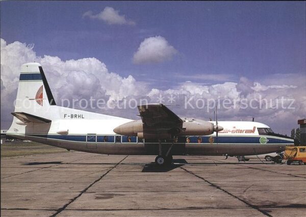 Flugzeuge Zivil Air Littoral Fokker F27 Mk.200 F-BRHl c