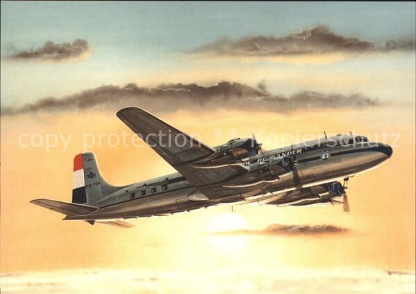 Flugzeuge Zivil KLM Royal Dutch Airlines Douglas DC-6 P