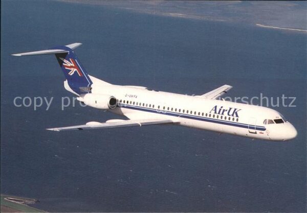 Flugzeuge Zivil AirUK Fokker 100 G-UKFA