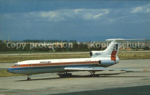 Flugzeuge Zivil Ensor Air EA Tu-154B-2 OK-LCP