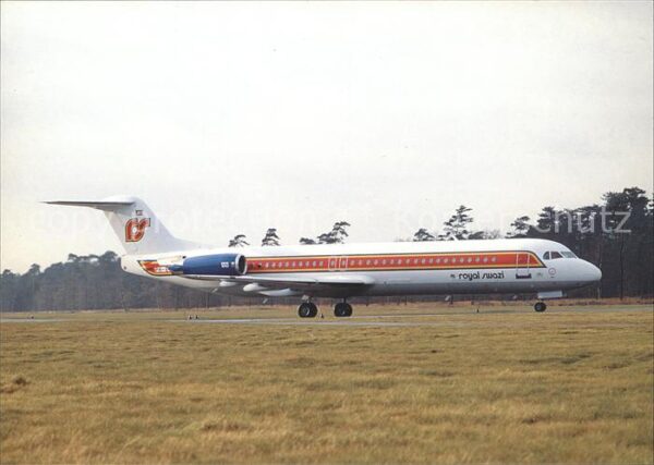 Flugzeuge Zivil Royal Zwazi National Airways Fokker 100