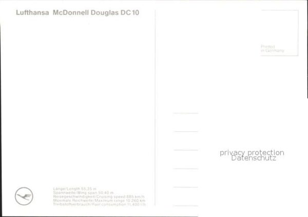 Lufthansa McDonnell Douglas DC10 D-ADCO – Bild 2