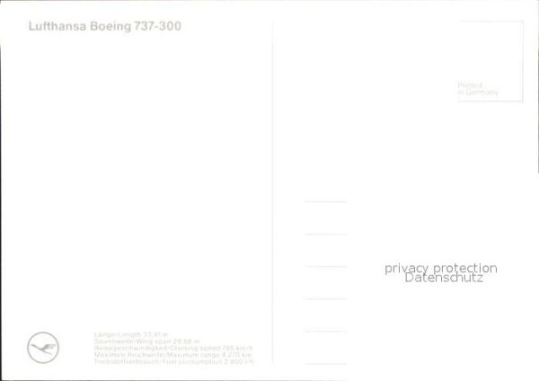 Lufthansa Boeing 737-300 D-ABXT – Bild 2