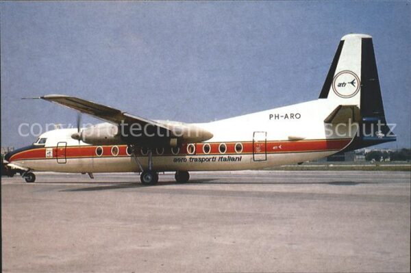 Flugzeuge Zivil ATI Aero Trasporti Italiani Fokker F27