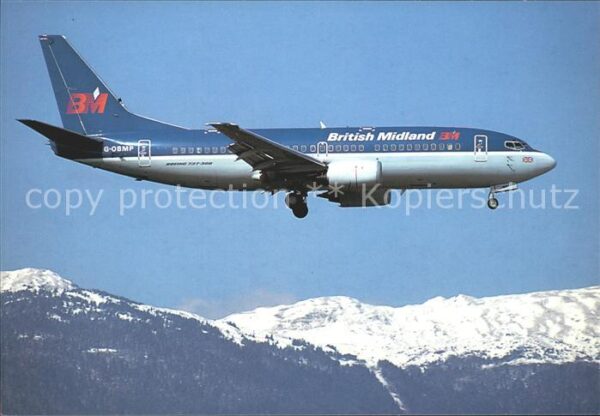 Flugzeuge Zivil British Midland Boeing 737-3Q8 G-OBMP