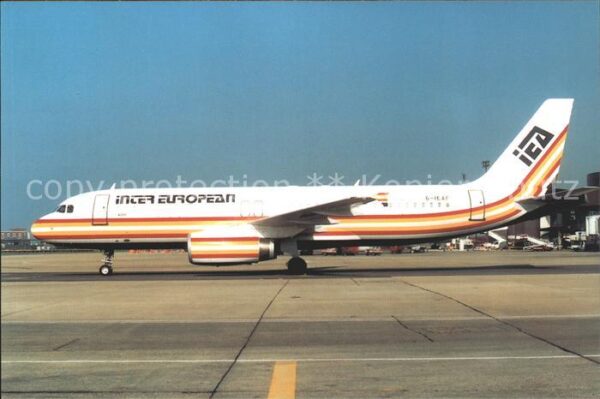 Flugzeuge Zivil Inter European A320 G-IEAF