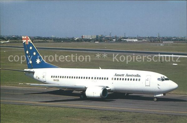 Flugzeuge Zivil Ansett Australia Boeing 737-377 VH-CZL