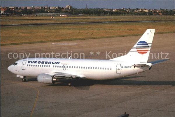 Flugzeuge Zivil Euroberlin France Boeing 737-2T5 G-DHSW
