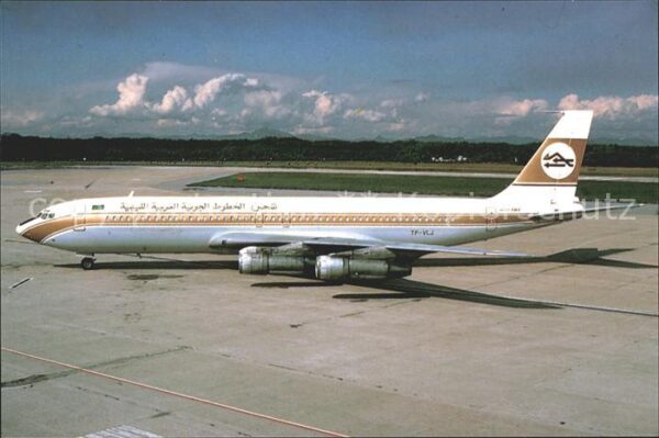 Flugzeuge Zivil Libyan Arab Airlines Cargo Boeing 707-3