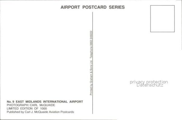Flughafen Airport Aeroporto East Midlands International Airport – Bild 2