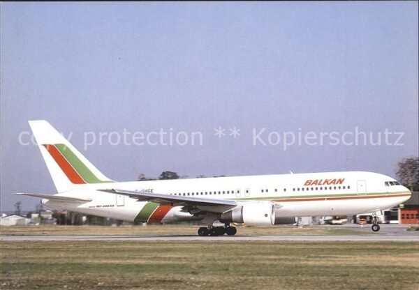 Flugzeuge Zivil Balkan Bulgarian Airlines Boeing 767-27