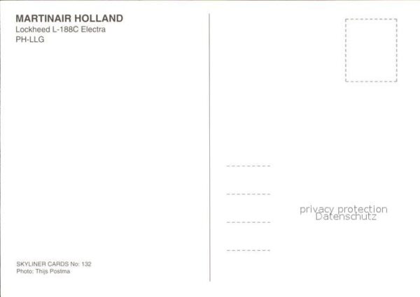 Flugzeuge Zivil Martinair Holland Lockheed L-188C Elect – Bild 2