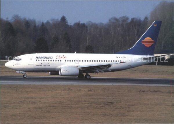 Flugzeuge Zivil Hamburg Chile Airline B-737-73S D-AWOH