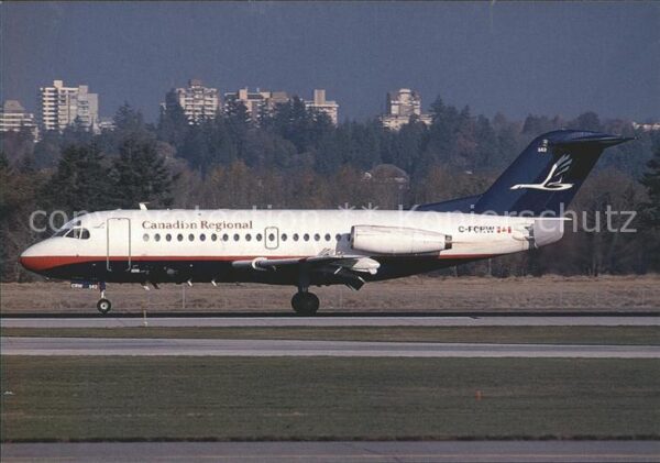 Flugzeuge Zivil Canadian Regional F28-1000 C-FCRW c/n 1