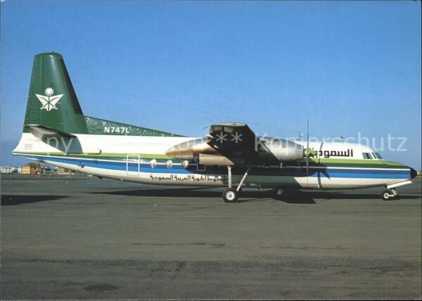 Flugzeuge Zivil Saudia Fairchild Ind. F-27J N747L
