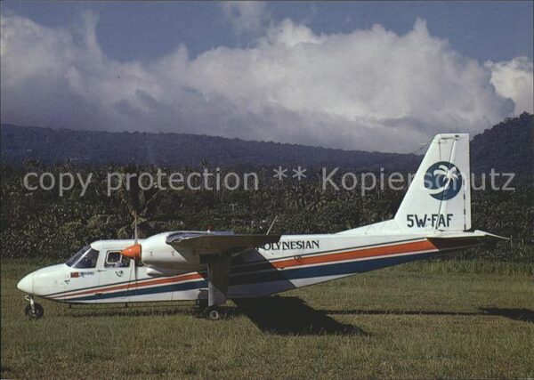 Flugzeuge Zivil Polynesian Pilatus BN-2A Islander 5W-FA
