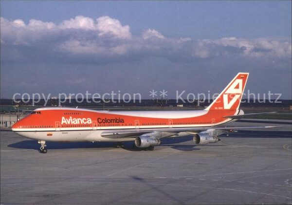 Flugzeuge Zivil Avianca Colombia old cs Boeing 747-124