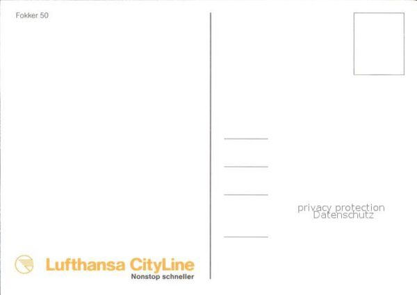 Lufthansa CityLine Fokker 50 – Bild 2