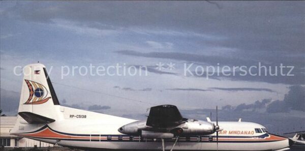 Flugzeuge Zivil Air Mindanao Fairchild F-27J RP-C5138c/