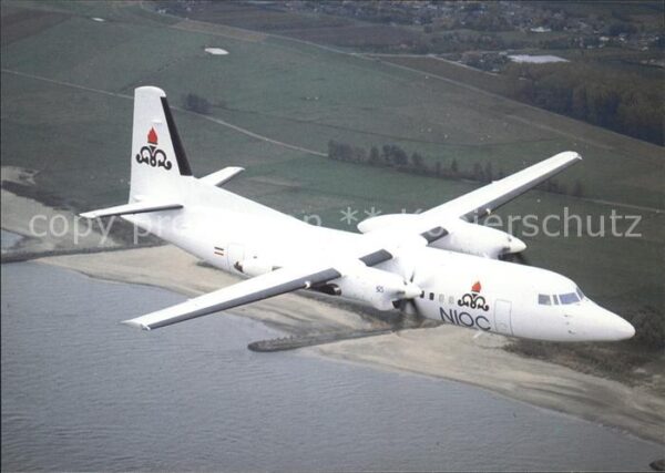 Flugzeuge Zivil National Iranian Oil Comp. Fokker 50 EP