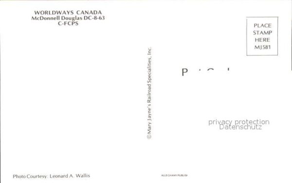 Flugzeuge Zivil Worldways Canada McDonnell Douglas DC-8 – Bild 2